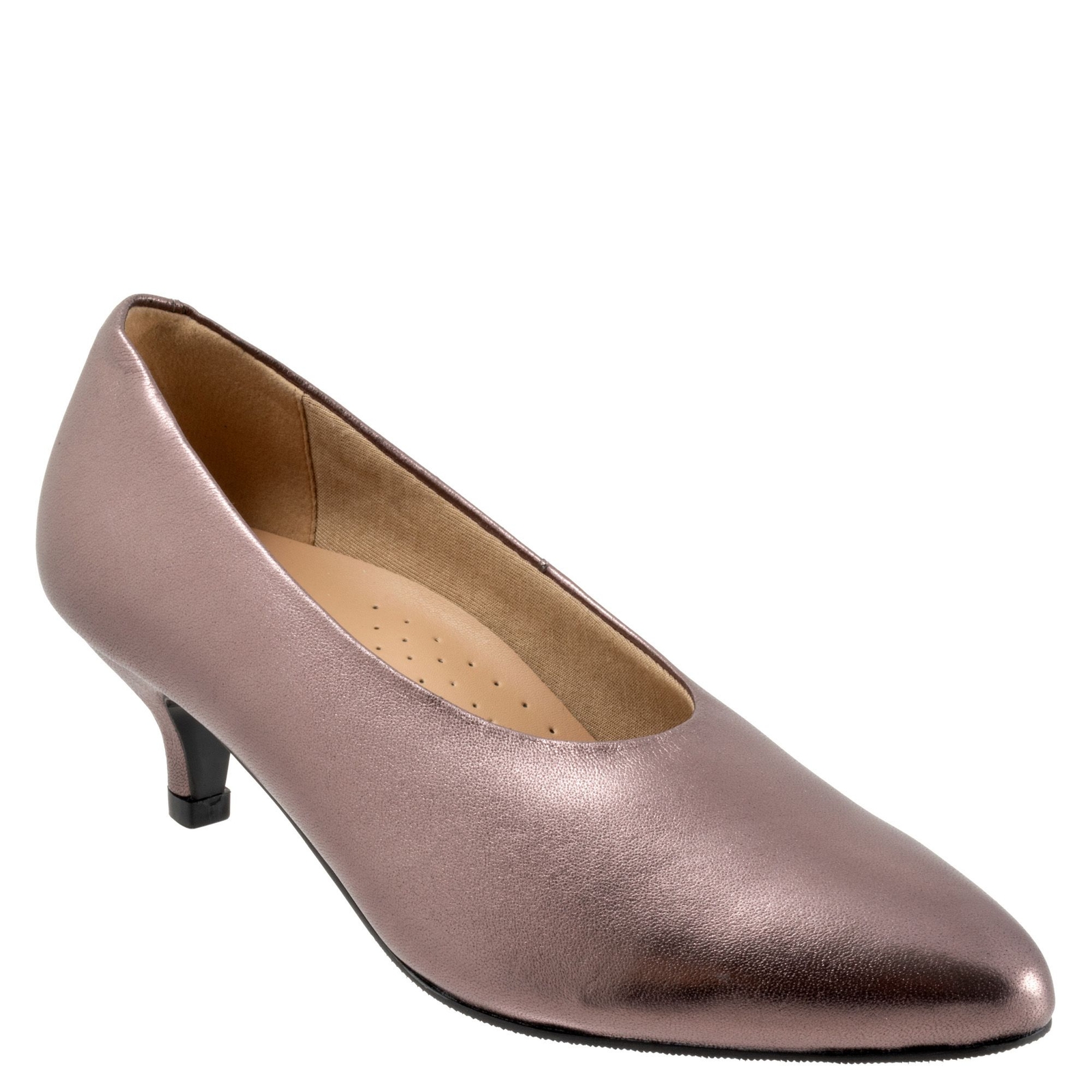 Trotters Kimber - Womens 5.5 Pewter Pump Medium