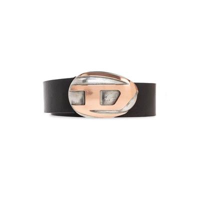 B-1Dr Pod 40 Leather Belt - Black - DIESEL Belts