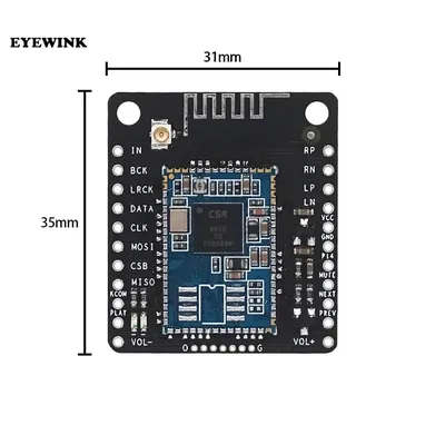 CSR8675 Bluetooth V 5,0 Low Power Bluetooth Audio Modul APTX-HD Verlustfreie Kompression I2S Faser Image