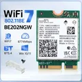 WiFi 7 per scheda di rete BE202 M.2 Bluetooth 5.4 2400Mbps Tri-Band 2.4G/5G/6GHz BE202NGW WiFi 7 Adattatore WiFi wireless per Win0/11