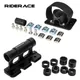 Supporto per portapacchi per forcella per bici Riderace Supporto per portapacchi MTB a sgancio rapido Supporto per supporto per blocco forcella anteriore per bicicletta da strada