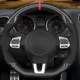 Coprivolante per auto treccia scamosciata per Volkswagen Golf 6 GTI MK6 VW Polo GTI Scirocco R Passat CC R-Line accessori auto