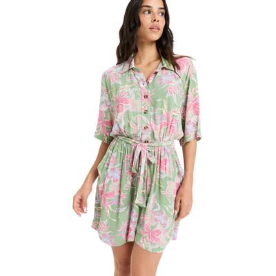 Minikleid ROXY "Real Yesterday", Damen, Gr. XL, US-Größen, basil kartofeel apparel, 100% Viskose, Kleider Image