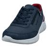 Keilsneaker BUGATTI, Herren, Gr. 40, blau, Lederimitat, Textil, sportlich, Schuhe, Freizeitschuh, Halbschuh, Schnürschuh mit Außenreißverschluss