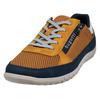 Sneaker BUGATTI, Herren, Gr. 41, gelb, Lederimitat, Textil, sportlich, Schuhe, Freizeitschuh, Halbschuh, Schnürschuh mit Kontrastbesätzen