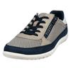 Sneaker BUGATTI, Herren, Gr. 44, beige, Lederimitat, Textil, sportlich, Schuhe, Freizeitschuh, Halbschuh, Schnürschuh mit Kontrastbesätzen