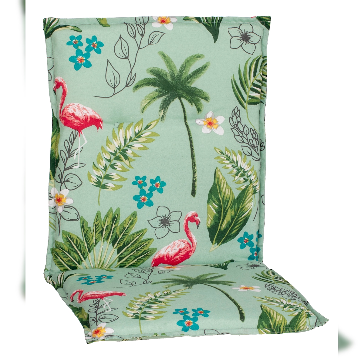 beo M408 Genua Niedriglehner, Palme, Flamingo - hellgrün Image