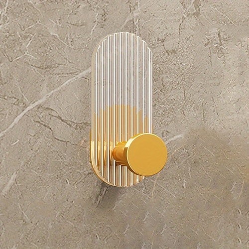 1 Stück Acryl-Klebehaken – starker, selbstklebender Wandhaken ohne Bohren zum Aufhängen von Eingangsschlüsseln, Badetüchern, Bademänteln und Kleidung. Image