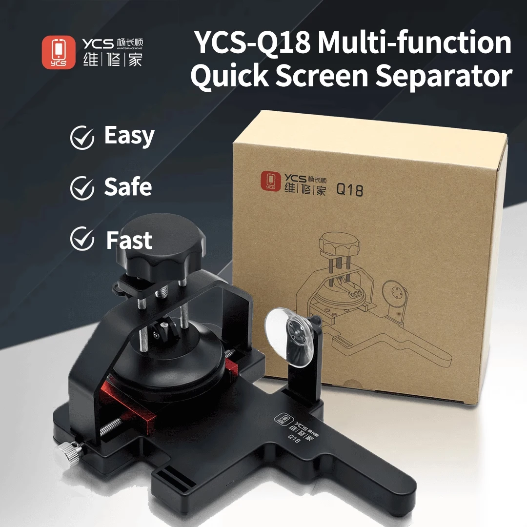 YCS Q18 Mobile Phone Repair Screen Quick Separation Screen Remover for Mobile Phone Repair Screen Removal Suction Screen Tool