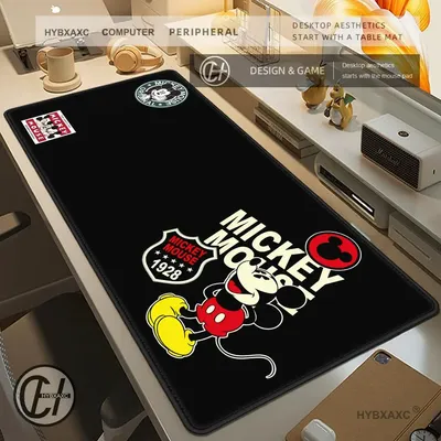 Authentic Mickey Mouse Mouse Pad official Cute HD Desk Pad Extended Gaming Keyboard Mats Large