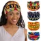 1 Pcs European American Women'S Bohemian Style Elastic Headscarf Yoga fitness Running ventilation Wide Brimmed Hair Accessories