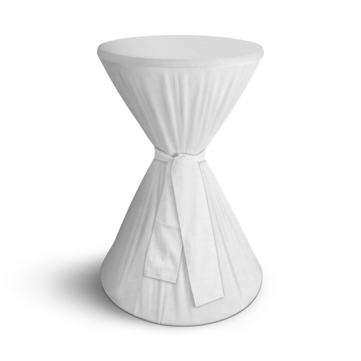 Bestlivings Bistro Stehtischhusse Ø60 cm x 145 cm Weiß Image