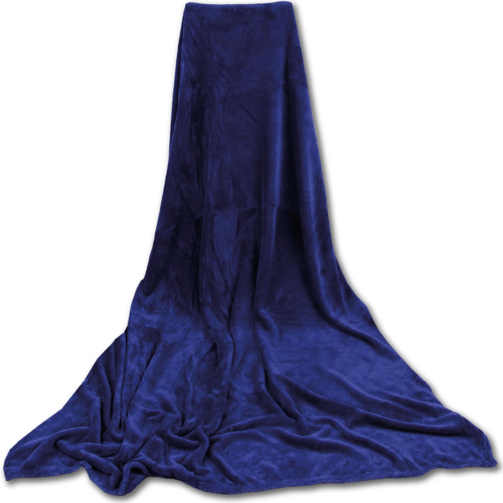 Bestgoodies Mikrofaser Decke blau - mittelblau 90x140 cm Image