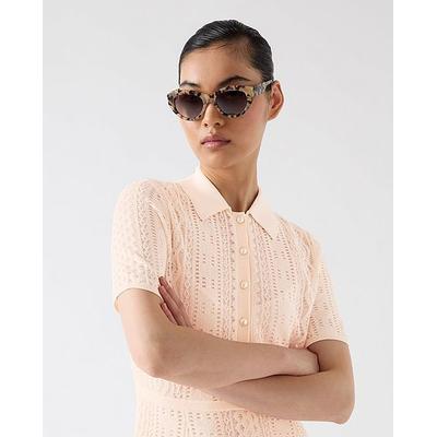 Luana Brown Tort Acetate Cat Eye Sunglass Frame, Brown