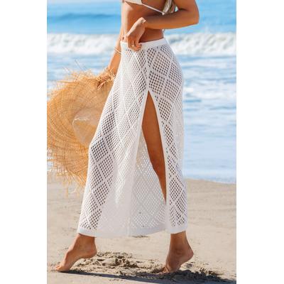 Coral Sands Beige Cover-Up Maxi Skirt
