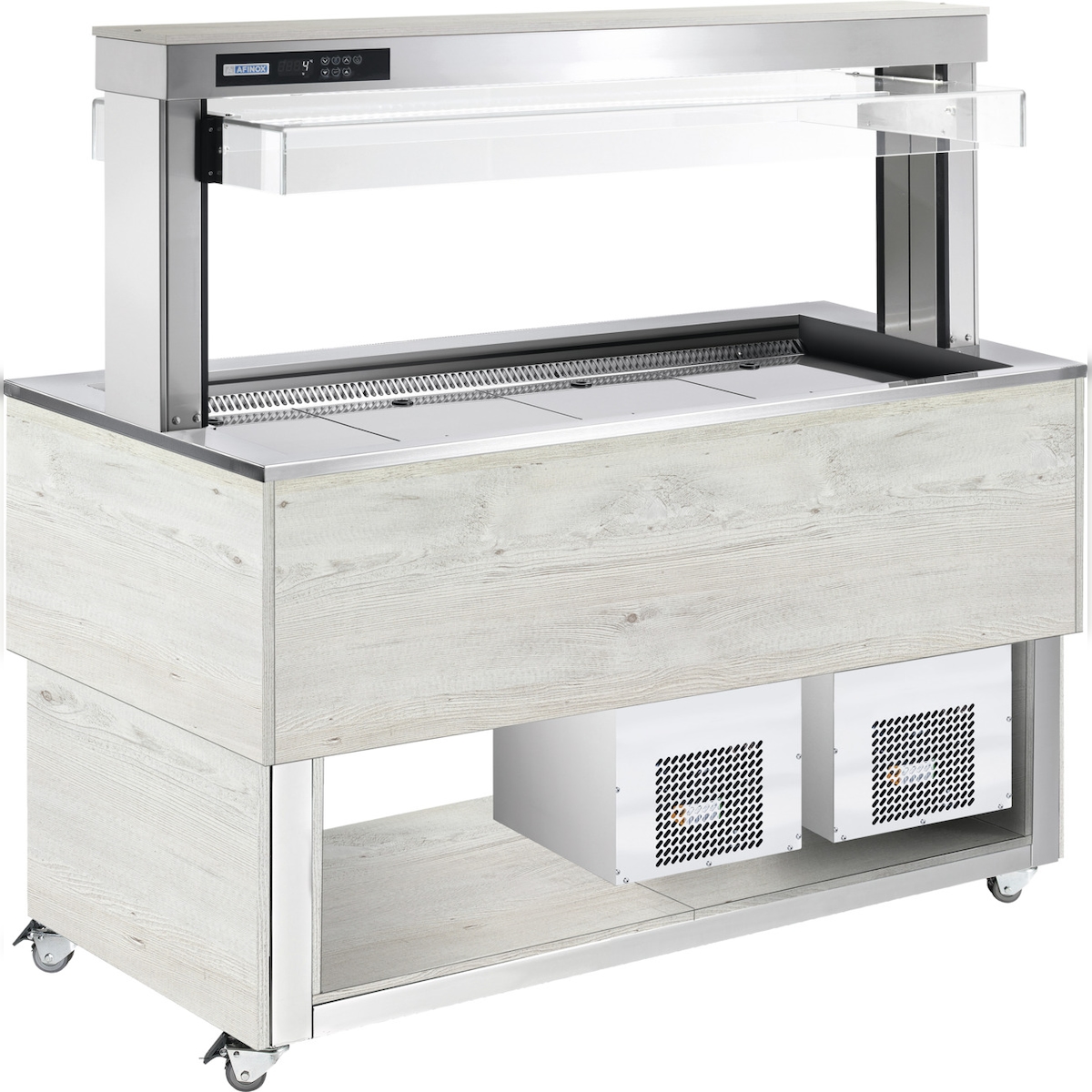 cookmax Büfett-Insel Umluft-Kühlwanne 2144 mm Image