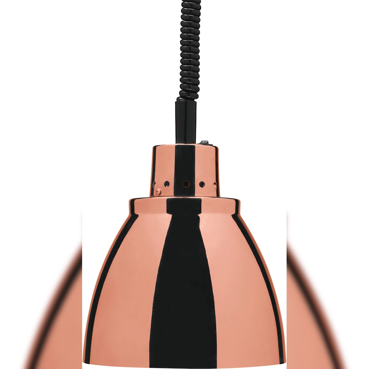 Wärmestrahler Ø 225 mm, Kupfer, Weißlicht Image