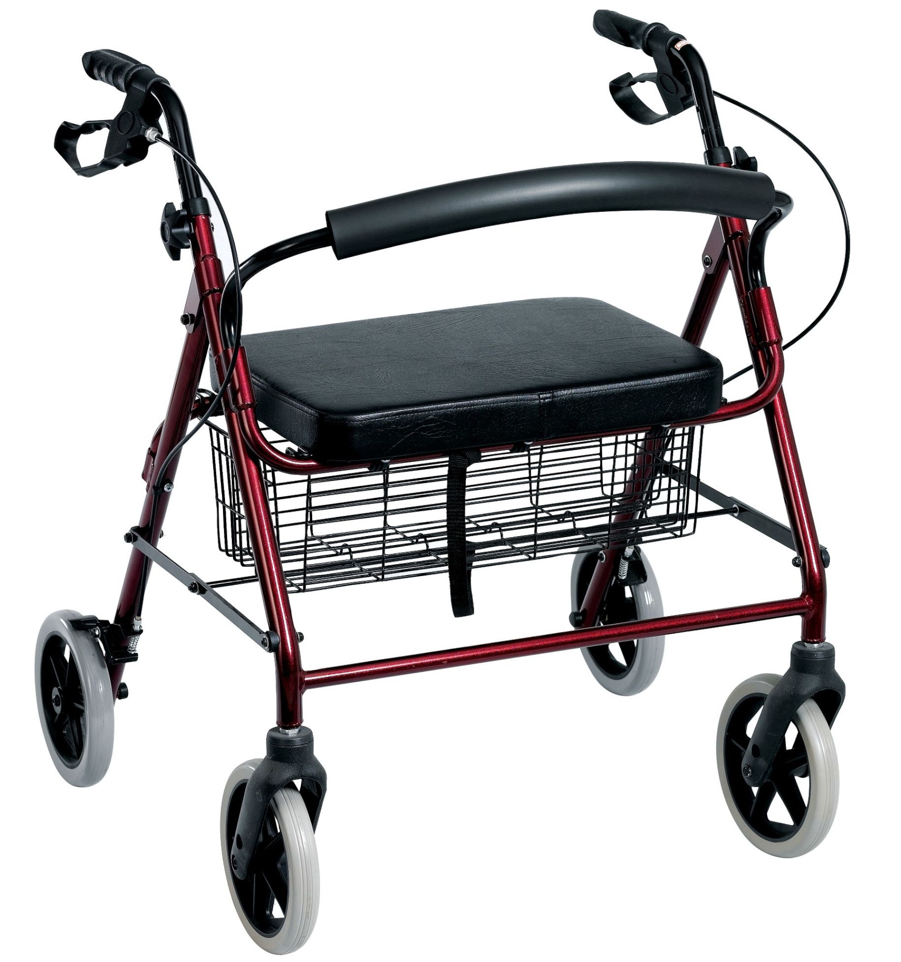 Rollator per riabilitazione con sedile e cestino Pharmedis 1 St