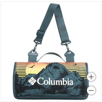 Columbia Bedding | Columbia Outdoor Blanket | Color: Green | Size: 72" X 72"