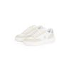 Sneaker CALVIN KLEIN JEANS "CHUNKY CUPSOLE LOW MIX IN", Damen, Gr. 39, weiß (weiß kombiniert), Leder, sportlich, Schuhe, Freizeitschuh, Halbschuh, Schnürschuh mit CK Logo