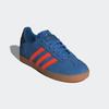 Sneaker ADIDAS ORIGINALS "GAZELLE KIDS", Kinder, Gr. 37, focus blau, solar orange, core schwarz, Leder, sportlich, Schuhe