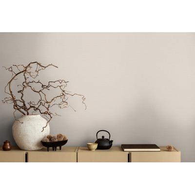 Vliestapete LIVING WALLS "Michalsky 6 einfarbige Tapete Unitapete Struktur Landhaus", beige (creme,beige), B:0,53m H:0,02m L:10,05m, Vlies, Tapeten, Vliestapete einfarbig für Schlafzimmer Küche Wohnzimmer Uni Design Image