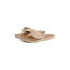 Zehentrenner TOMMY HILFIGER "TH ELEVATED BEACH SANDAL", Damen, Gr. 42, braun (hellbraun), Textil, sportlich, Schuhe, Sommerschuh, Bequemschuh, Flats, Schlappen mit TH-Schmuckelement