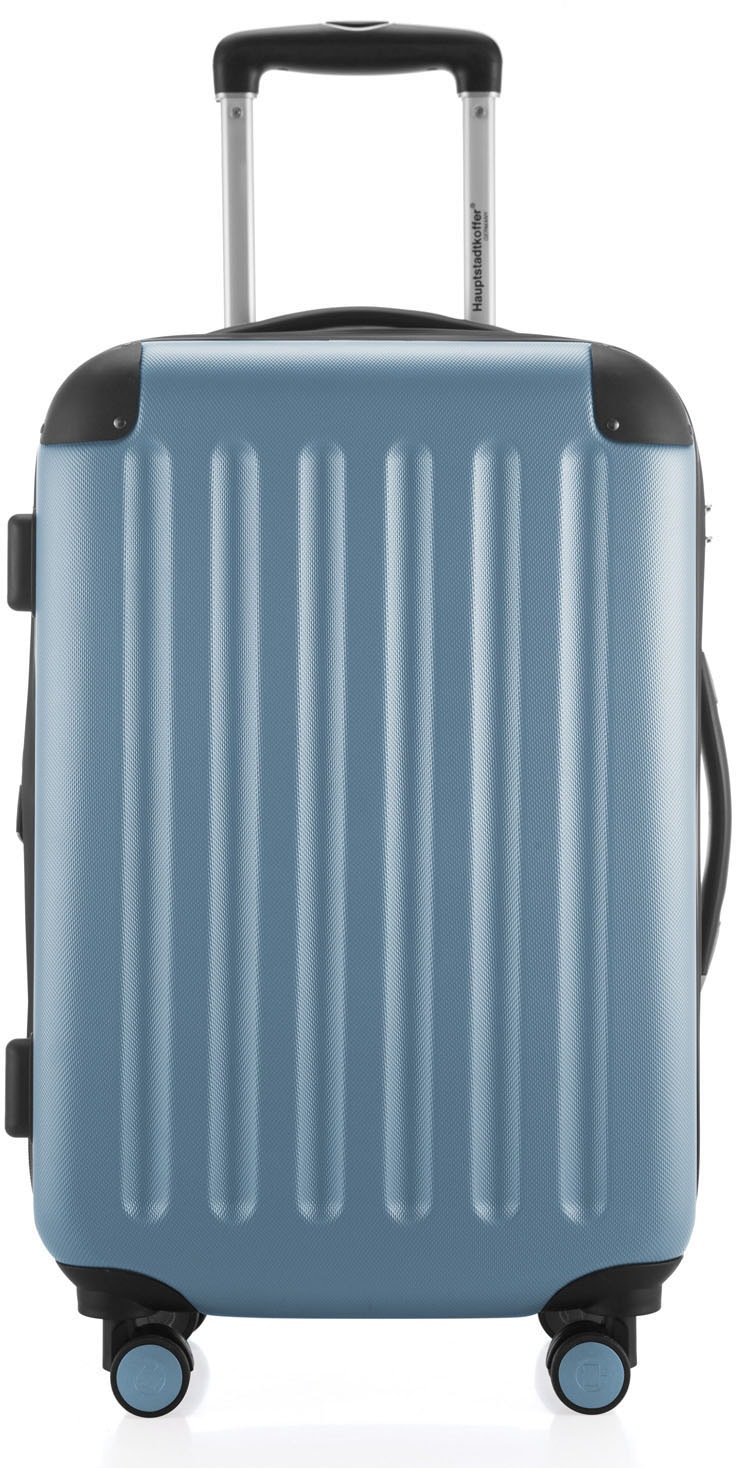 Hartschalen-Trolley HAUPTSTADTKOFFER "Spree, verschiedene Farben und Größen", Gr. B/H/T: 36 x 55 x 21 34, blau (pool blau), ABS, Polycarbonat, Koffer, Reisegepäck Hartschalen-Koffer mit Volumenerweiterung und TSA Schloss Image