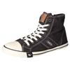 Sneaker MUSTANG SHOES, Herren, Gr. 48, grau (anthrazit), Textil, sportlich, Schuhe, Schnürboots, Bikerboots mit Reißverschluss