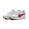 Sneaker PUMA "R78 LIGHTWIND", Gr. 38,5, cool light gray, schwarz crimson, puma weiß, Synthetik, mehrfarbig, sportlich, Schuhe