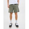 Shorts JACK & JONES "JPSTJAIDEN JJSUMMER JOGGER SHORT SN", Herren, Gr. XS, N-Gr, agave grün detail:solid, Twill, Obermaterial: 74% Baumwolle, 26% Leinen, unifarben, Basic, relaxed fit kniefrei, Hosen, mit elastischem Bund