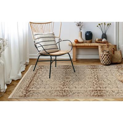 Teppich KAYOOM "Charu 600", beige, B:120cm H:3,5mm L:170cm, Polypropylen, Teppiche, Vintage Look, Flachgewebe, Wohnzimmer Image