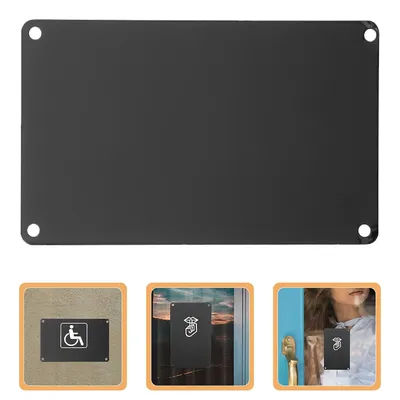 10Pcs Blank Nameplate Engraving Sign Oxidized Black Aluminum Paint Sign Aluminum Name Signs DIY Engraving Blank Signs
