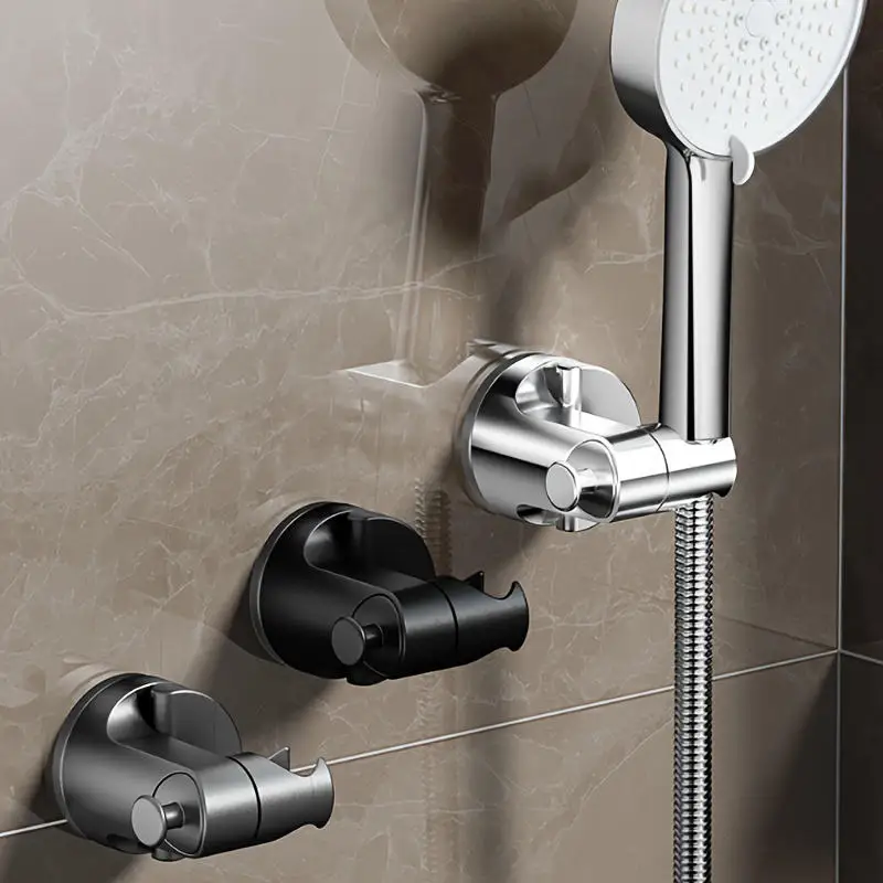 Neue Dusche Halter Einstellbare Selbst-klebe Dusche Kopf Stehen Halterung Saugnapf Dusche Kopf Halter Bad Zubehör