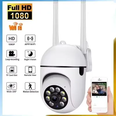 2MP 2,4G Wifi IP Kamera Outdoor Wireless Sicherheit Überwachung Kamera AI Menschliches Tracking Zwei-wege Audio Nacht Farbe kamera