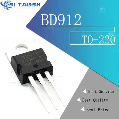 10 Stück BD912 100 V 15 A TO-220 BD911 TO220 Darlington-Transistor neues Original Image