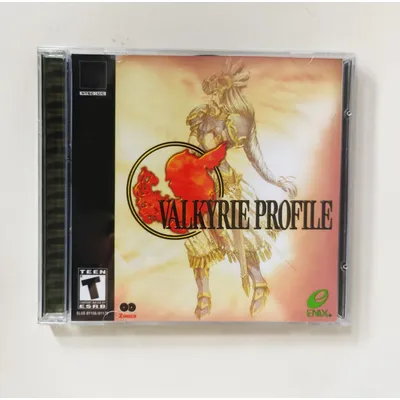 Ps1 Valkyrie Profil mit manueller Kopie Disc Spiel schwarz unten entsperren Konsolen station 1 Retro Image