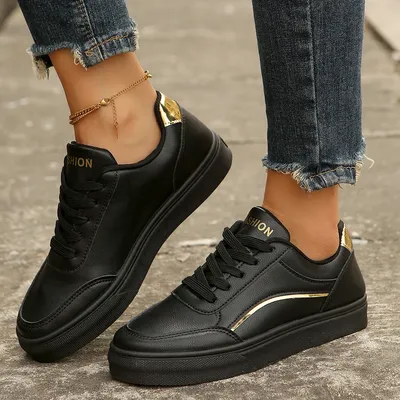 Zapatos casuales de cuero PU para mujer, zapatillas blancas de moda, zapatos transpirables con flores, nueva llegada 2024