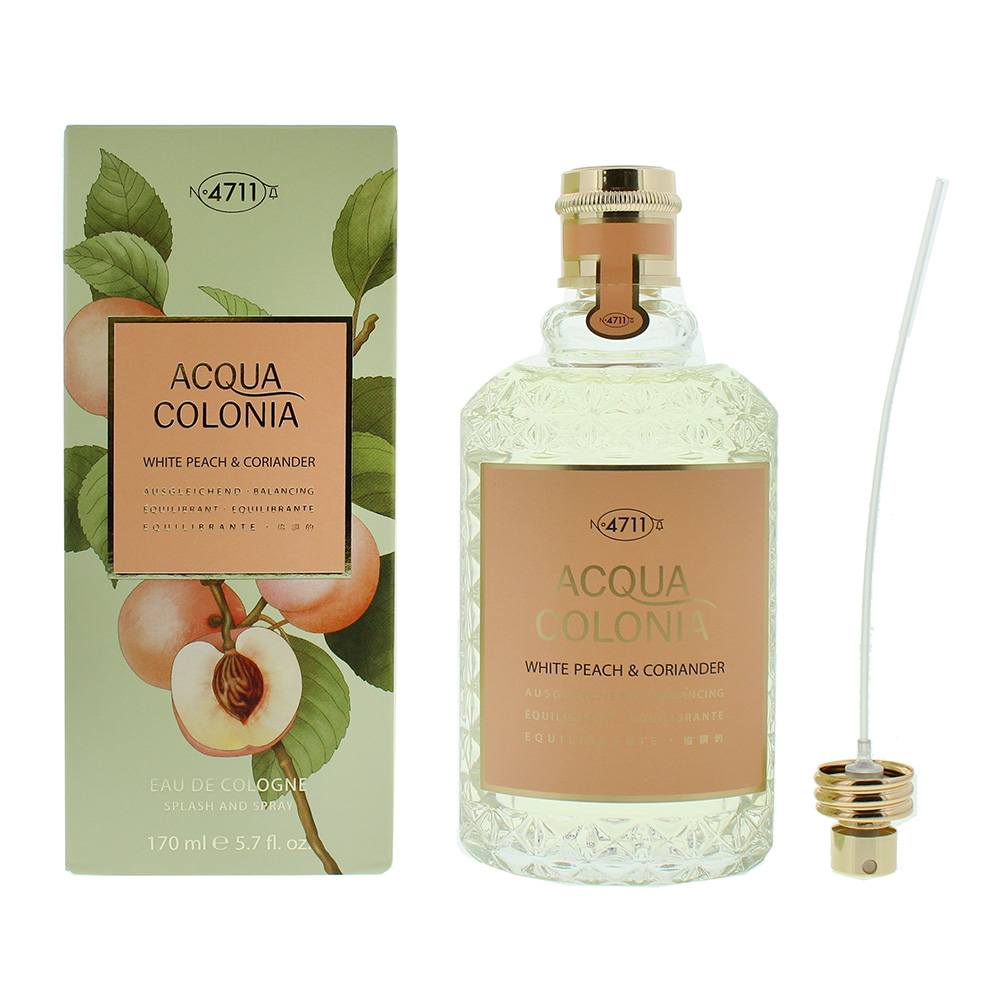 4711 Acqua Colonia White Peach & Coriander Eau de Cologne 170ml Image