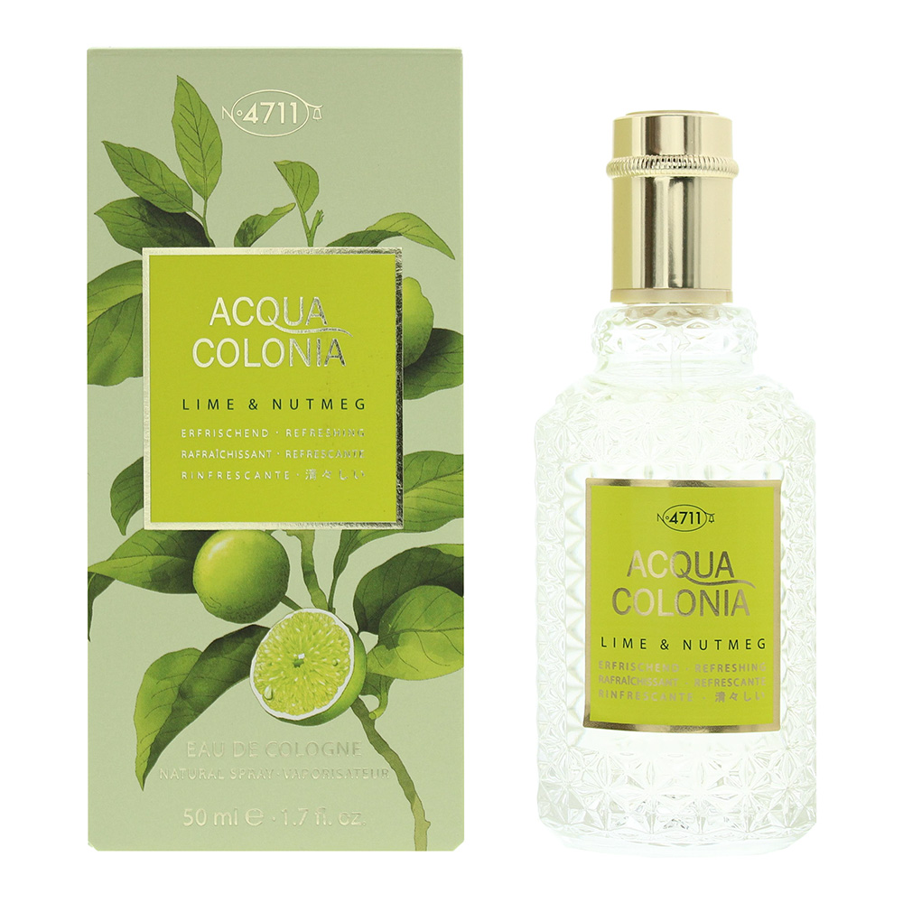 Acqua Colonia Lime & Nutmeg Eau De Cologne Splash & Spray 50 ml Image