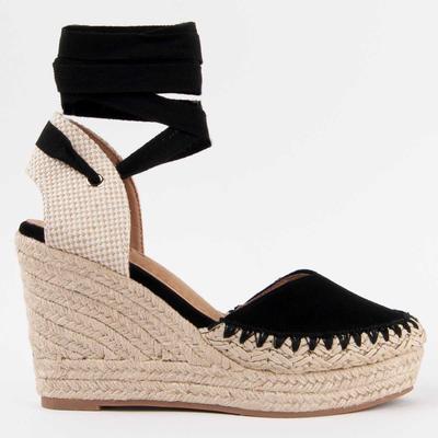 Montevita Keil-Espadrille Esparteo3 Schwarz Image