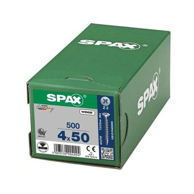SPAX Universalschrauben Z2 Senkkopf WIROX 4 x 50 mm 500 St.