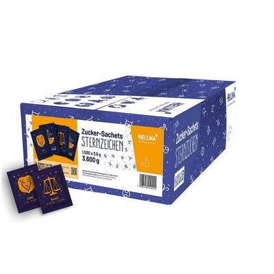 Hellma Hellma 1000er-Pack Zuckertütchen »Sternzeichen« 3,6 g