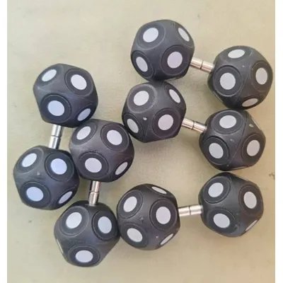10pcs Magnetic Marking Hexagonal Sphere 3D Scanner Target Points Reflective Marking Points