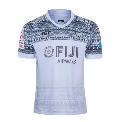 Explosive Fiji Rugby Jersey Home Jersey 3D Printing Men's Outdoor Sports Breathable Quick-drying