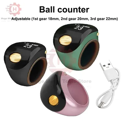 75mah Smart Tasbih Tally Counter Portable Points Rechargeable Ring Ring Idea Tally Counter Smart