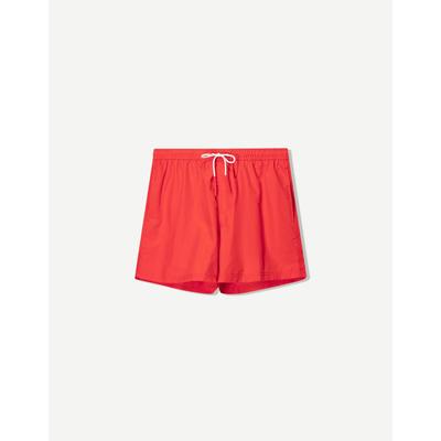 Bershka Plain Swimming Trunks Men S Red