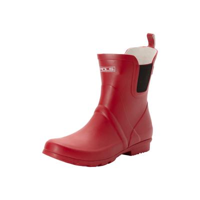 Gummistiefel MOLS "SUBURBS W RUBBER BOOT", Gr. 36, haute rot (d), Synthetik, sportlich, Schuhe, wasserdicht