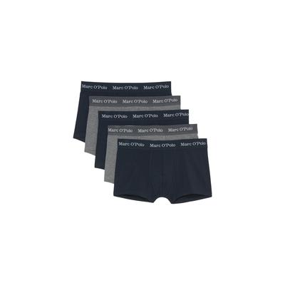 Trunk MARC O'POLO "Essentials", Herren, Gr. XL, schwarz navy, nordic grau melange, Obermaterial: 95% Baumwolle, 5% Elasthan, unifarben, meliert, körpernah, Unterhosen, mit vielseitigem Farbsortiment Image