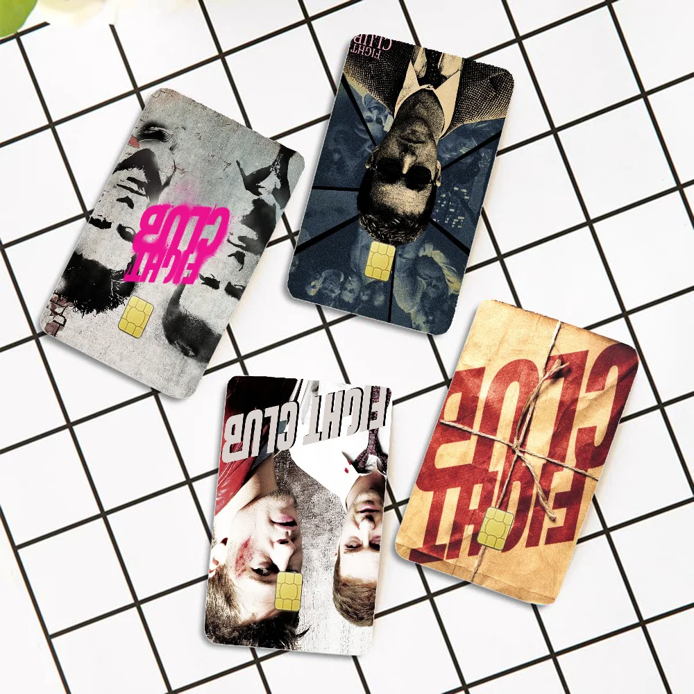 Drama Film F-Fight C-Club Kreditkarte Haut Aufkleber für VISA Bank Bus Metro Zugang Karte Schutz Film Abdeckung Aufkleber Aufkleber Image